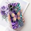 Case For Honor X5c Plus Cover 2025 New Fashion Flower Butterfly Soft Clear Silicone Phone Cases For Honor X5c 4G HonorX5c Fundas