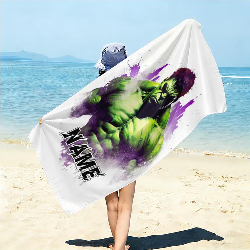 Personalized "Spider-Man: Hero's Journey" Beach Towel Microfiber Beach Towel Thin Absorbent for Beach Swimming Yoga Bath Sports. 0910124