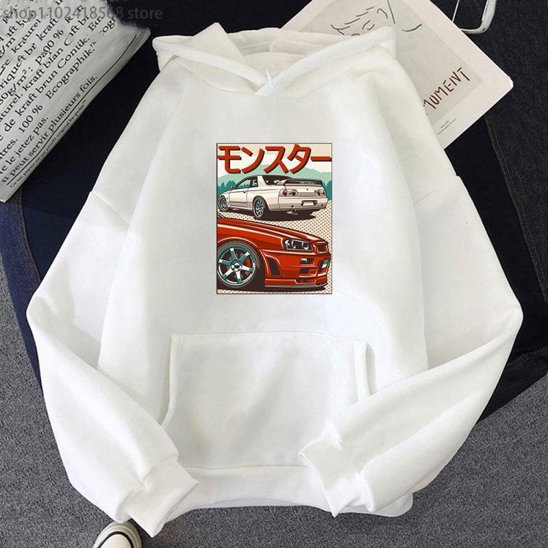JDM Hoodie for Men CRX Initial D Japan Style Ret