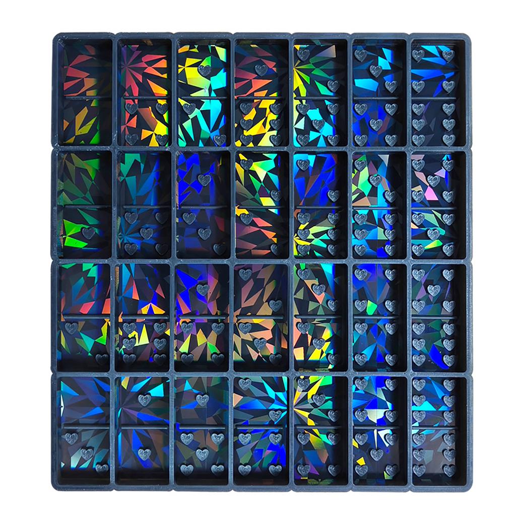 Форма силиконовая ручной работы Light Shadow Domino, форма для ароматизированных гипсовых украшений, форма для смолы, форма для литья в виде сердца, украшения