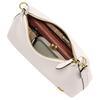 Coach Juliet 25 Logo Zip Closure Leather Shoulder Tote Bag Medium Women handbags Chalk CW640-B4HA