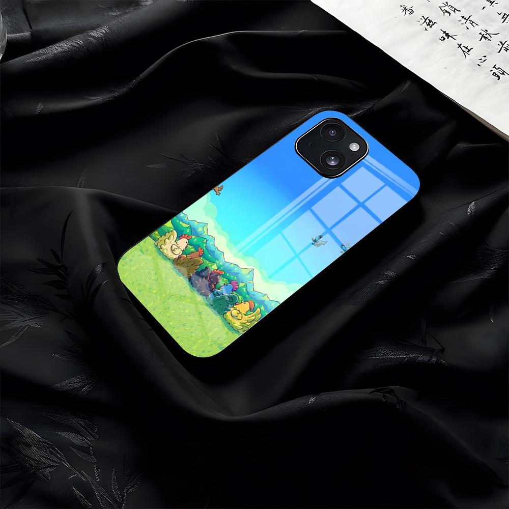Чехол для телефона Stardew Valley для iPhone 17 Pro Max 16 15 14 Pro Max 13 11 Plus Стеклянная крышка
