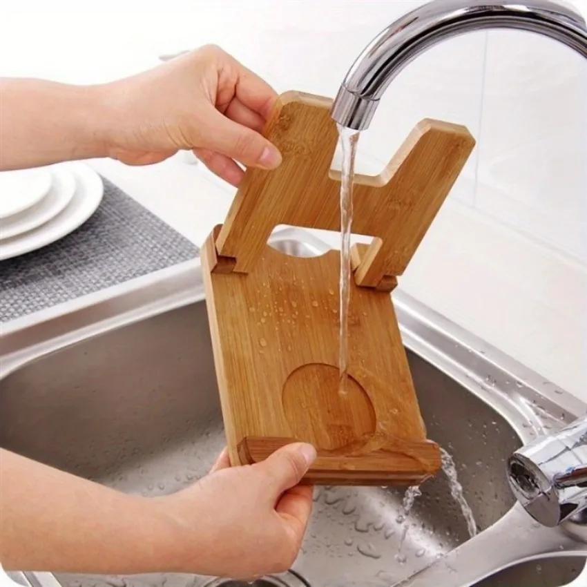 Многофункциональная бамбуковая подставка для крышек, держатель для кастрюль, подставка для кухонных принадлежностей, аксессуары, удобная и экономящая место