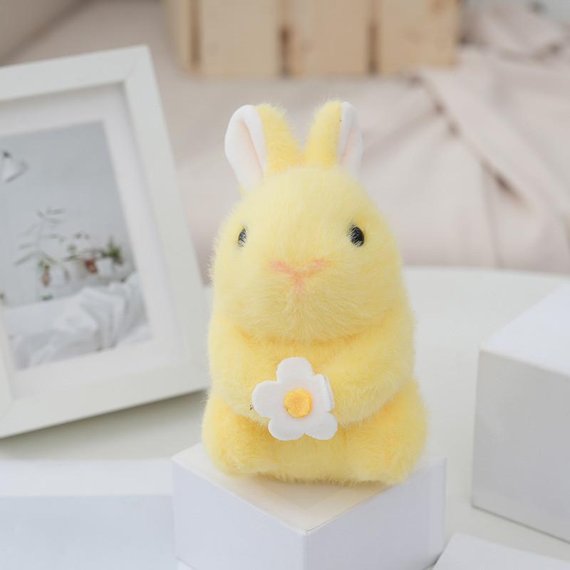 Очаровательный плюшевый электрический кролик, реалистично ходящий, говорящий, шевелящий ушами, игрушка с длинным мехом