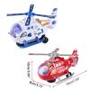 Electric Aircraft Mini Car Toy for w/ LED Music Model Helicopter Kids Interactive Learning Toy Baby New Year’s Party Fav  Blue