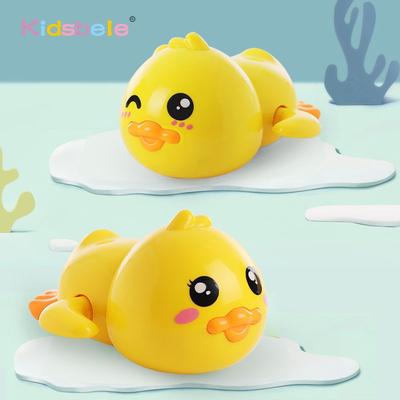 Милая утка для плавания Заводная игрушка для ванны Заводная плавающая по воде игрушка Распродажа Утка Игрушка для Детской Ванны Игрушка для Ванны Веселый Подарок для Купания