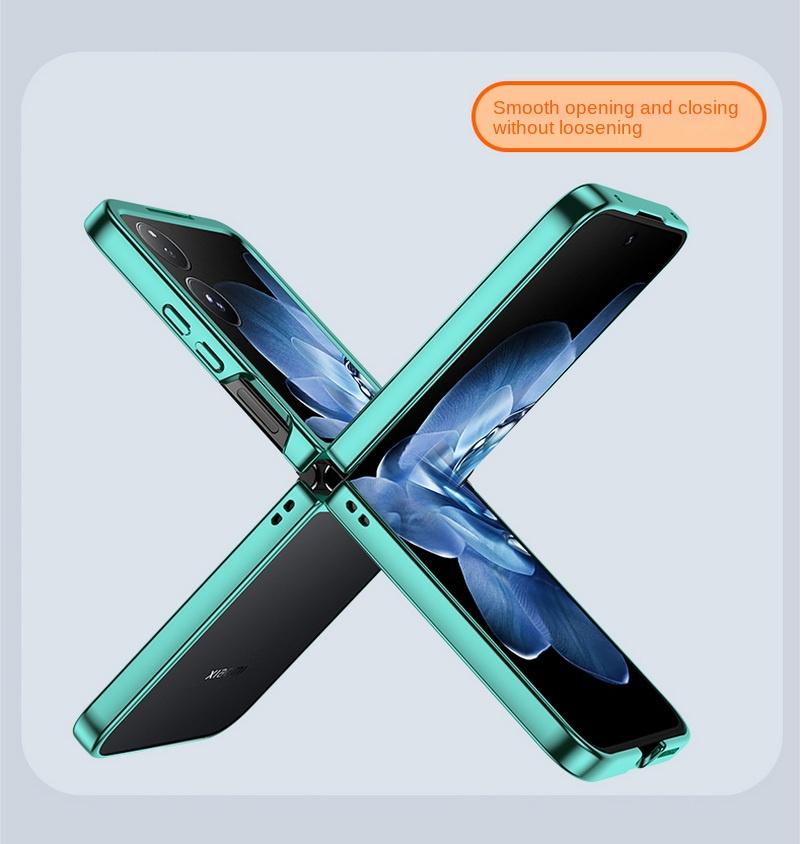Тонкий прозрачный гальванизированный защитный чехол для Xiaomi Mix Flip2 xiaomi mix flip Тонкий ультратонкий мягкий чехол для телефона