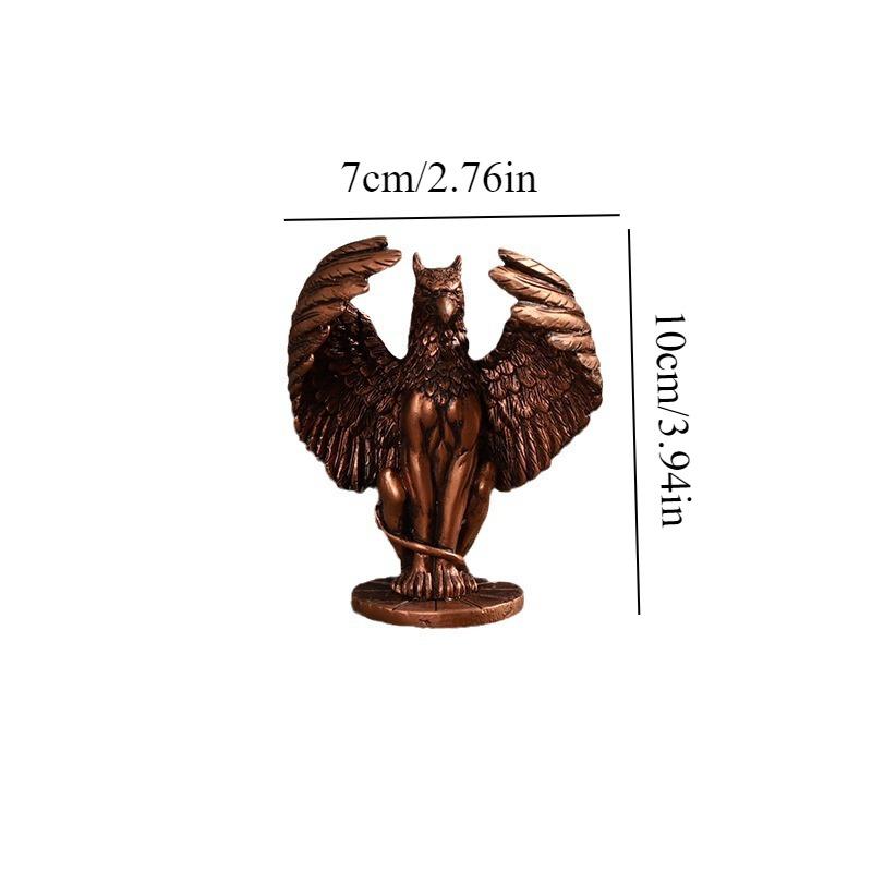Узор грифона, смоляные украшения для комнаты, небольшие статуэтки, украшения для рабочего стола, подарки на Рождество и Хэллоуин