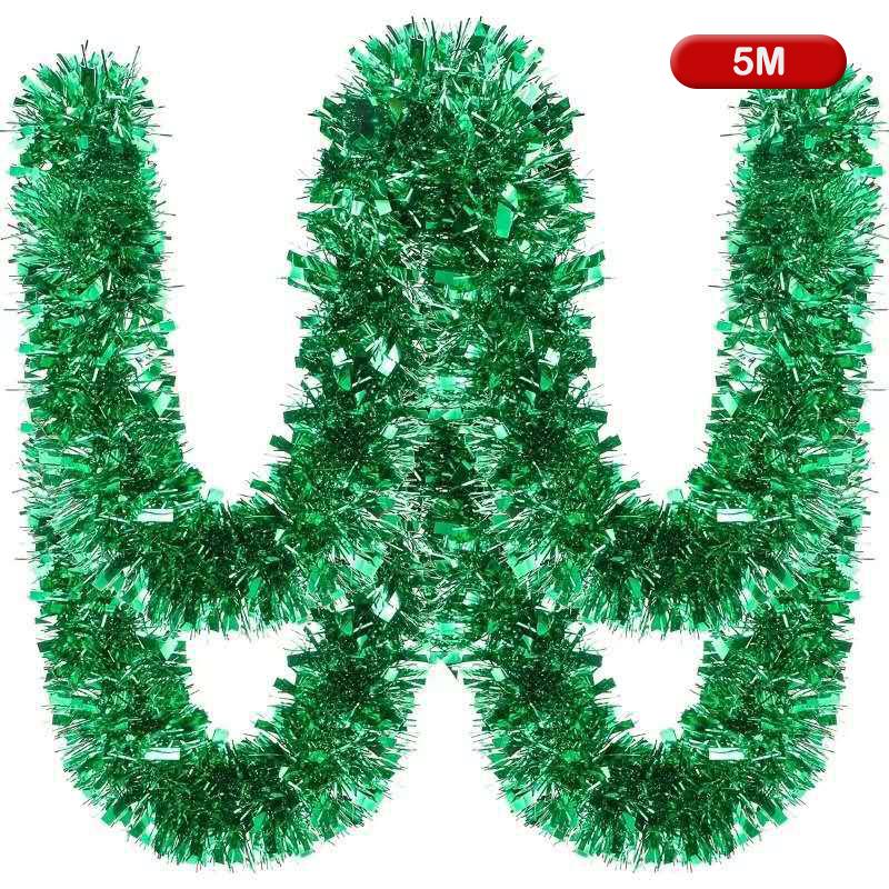 2/5/10 м Сделай сам Рождественские украшения Полоска Разноцветные полоски Венок Рождественская блестящая гирлянда Мишура Лента