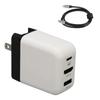Док-адаптер для зарядки PD 36 Вт Зарядное устройство USB C ТВ Док-станция 3 в 1 Док-станция для Switch для