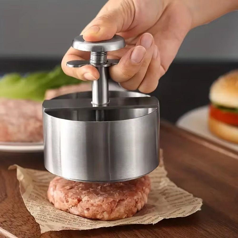 8/10/11/14cm Hamburger Press Mold Non-Stick Rice Ball Mold Thickness Burger Patty Maker Meat Tool