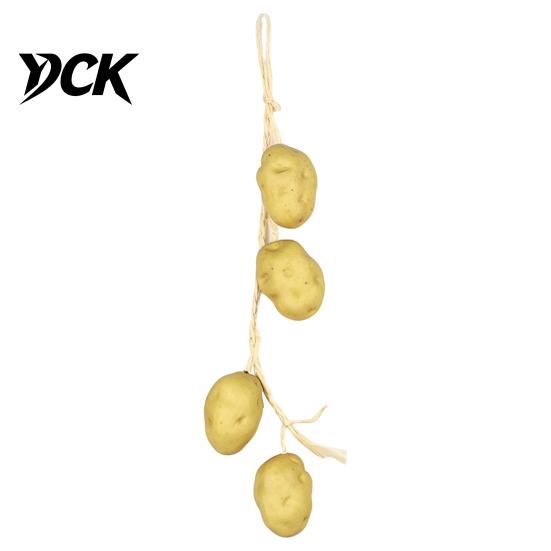 Durable Simulated Food for Store Artificial Hanging Vegetables String, Simulation Pendants, Farmhouse Kitchen Wall Vegetable Skewers Cafe Decor,