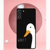 Cartoon Funny Goose Case For Samsung Galaxy S24 S23 Ultra S22 S20 FE S21 FE Note 10 20 S8 S9 S10 Plus Cover