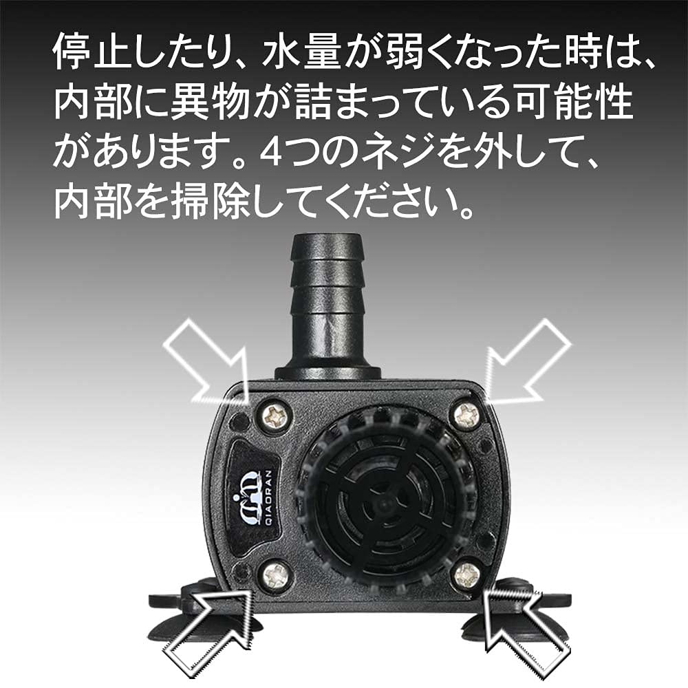 CUPFULS Погружной насос, Маленький, Постоянного тока, 6 кВт, Объем подачи: 100 л/ч, Максимальный подъем