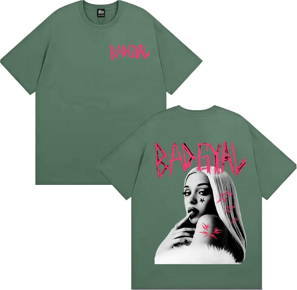 Singer Bad Gyal Album Graphic Tshirt Unisex Women Clothing Fashion Hip Hop Retro T Shirts High Quality 100 Cotton Tees Streetwear