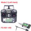 FLYSKY FS-i6X FS i6X 10-канальный 2,4 ГГц AFHDS 2A RC Передатчик с приемниками X6B iA6B A8S iA10B iA6 для RC FPV гоночного дрона самолета