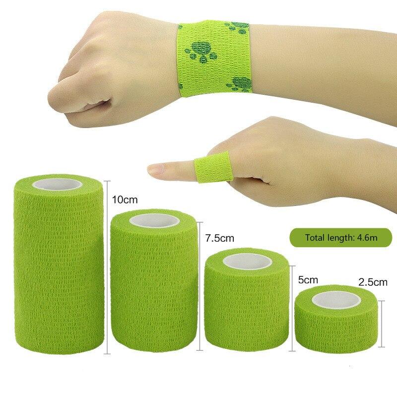 1 рулон самоклеющейся эластичной повязки, эластопласта, спортивной оберточной ленты, защитной ленты для кожи, повязок, повязок на раны, повязок для первой помощи