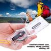 Outdoor Lightweight Plastic Map Transparent Ruler Mapping Compass Tool Accessory