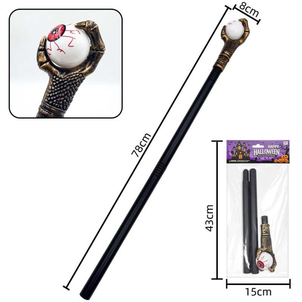 Plastic Halloween Scepter Role Play Kids Costume Cane Magician Pharaoh Claw Scepter  Party Props