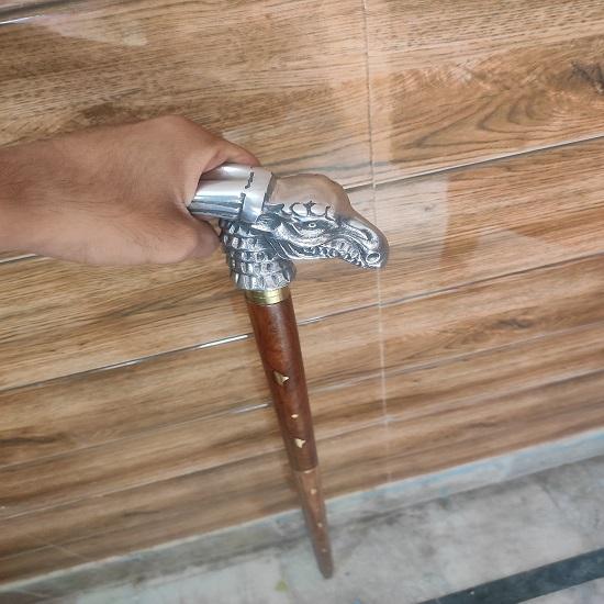 Деревянная трость, Трость с головой дракона в виде туманности, Трость с рукояткой в виде дракона, Винтажные цельные палочки, Трость с рукояткой для мужчин и женщин