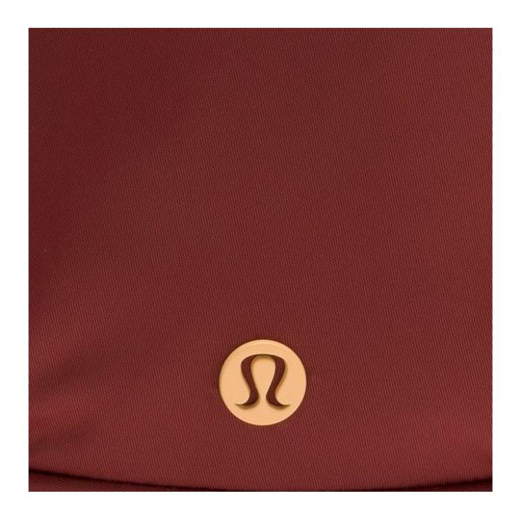 Lululemon Бутылка для воды 2 л Простая повседневная сумка через плечо с передним карманом Универсальные сумки Rocky-Orange LU9CBXS-1