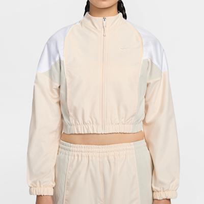 Women's Nike Jackets Women's Pink Chalk White Stand Collar Moderate Other