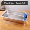 Rectangular Stainless Steel Food Pan with Lid