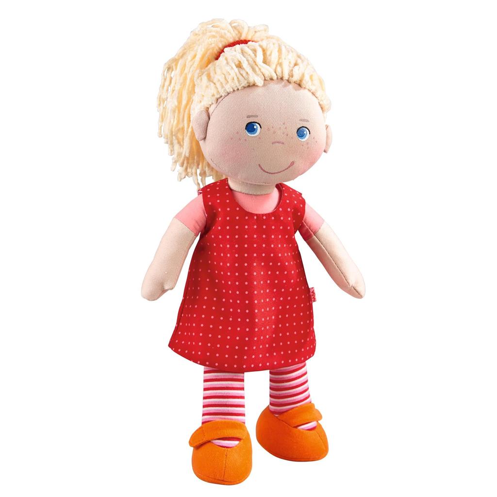 HABA Annelie Soft Doll with Blonde Hair and Blue Eyes 12