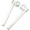 Universal 37mm Diameter Aluminum Machined Separate Handlebar Silver Handlebars/separate Kit,