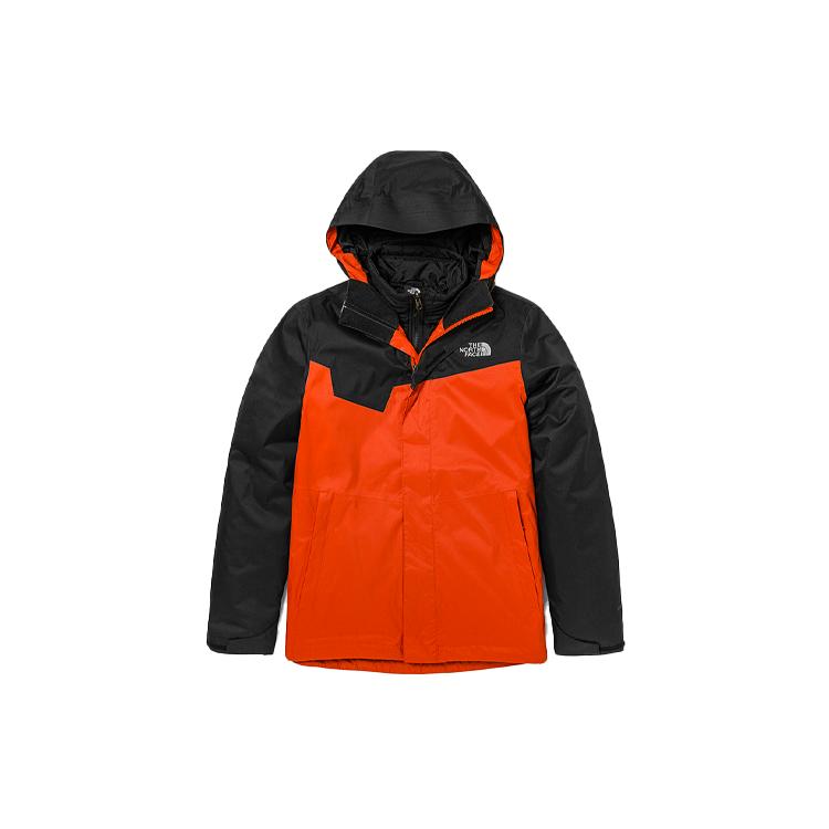 THE NORTH FACE Waterproof, Windproof, Breathable, Abrasion Resistant, Thermal Windbreaker Jacket Men's Orange Red NF0A4U7M-6U2