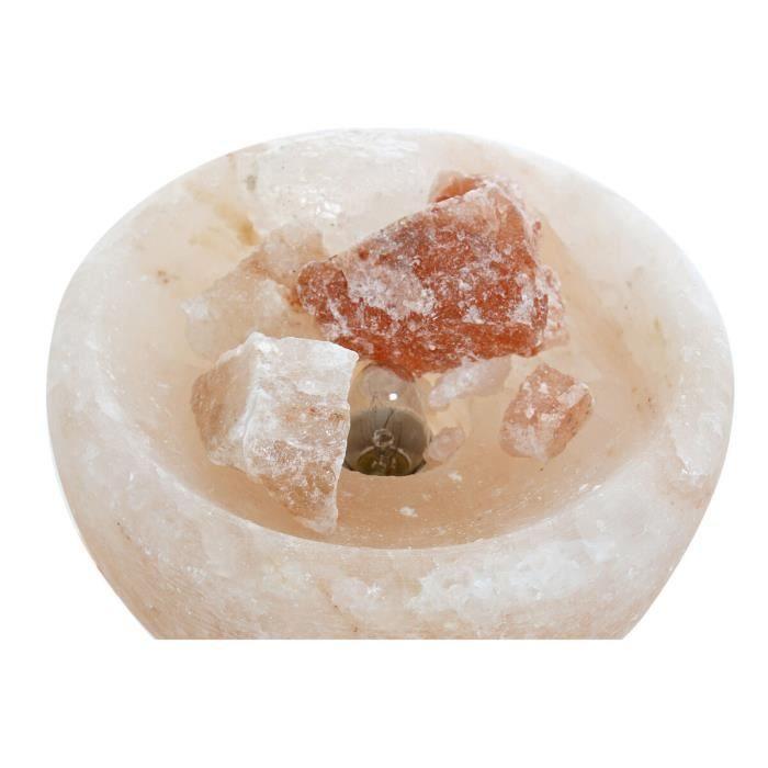 Décoration Lumineuse - DKD Home Decor - Sel Orange 15W 15x15x12cm