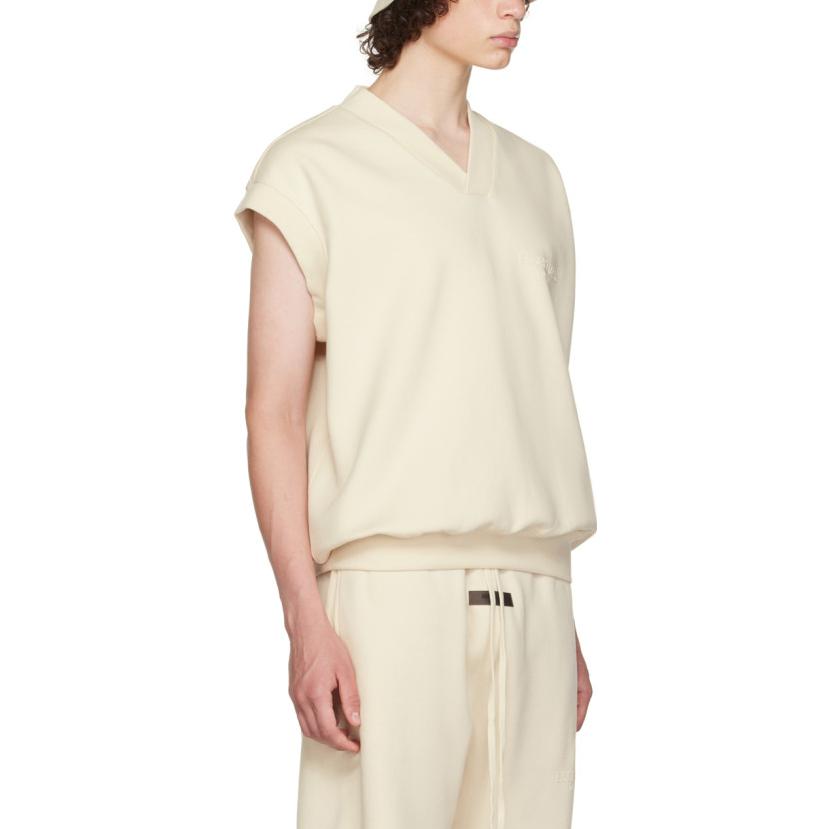 Fear of God Essentials Мужской жилет с V-образным вырезом в рубчик FOG-FW22-890
