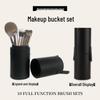 24-Piece Premium Animal Hair Makeup Brush Set - Soft Eyeshadow Brushes for Professional Makeup Artists
