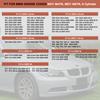 20 шт. прокладок впускного коллектора для BMW M47 E87 E46 E90 E91 E92 E93 E39 E60 11617790198 11612246945 11612245439 11612246949