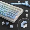 135 клавиш, PBT градиентные кейкапы с боковой печатью, 75% профиль Cherry, минималистичный стиль, пользовательские кейкапы с подсветкой для механических клавиатур