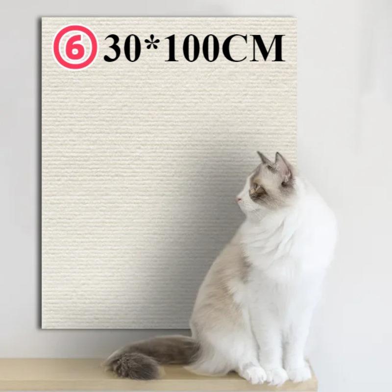 Подстригаемый коврик для кошек Когтеточка для кошек Диванная лента Когтеточка Самоклеящийся коврик Кошачья доска Когтеточка Аксессуары для кошек