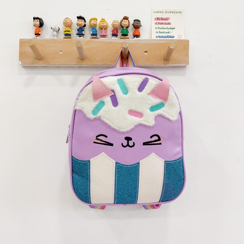 Panda Line Cartoon Girls Toddler Backpack With Fashion Sequins For School Use