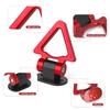 Adhesive V-Shaped Decorative Car Sticker Trailer Ring Car Modified Tow Hook Car Tow Strap Abs Tow Bar Hook Up Car Accessories