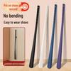 Solid Wood Long Handle Shoehorn - Practical Extended Shoe Slider Tool