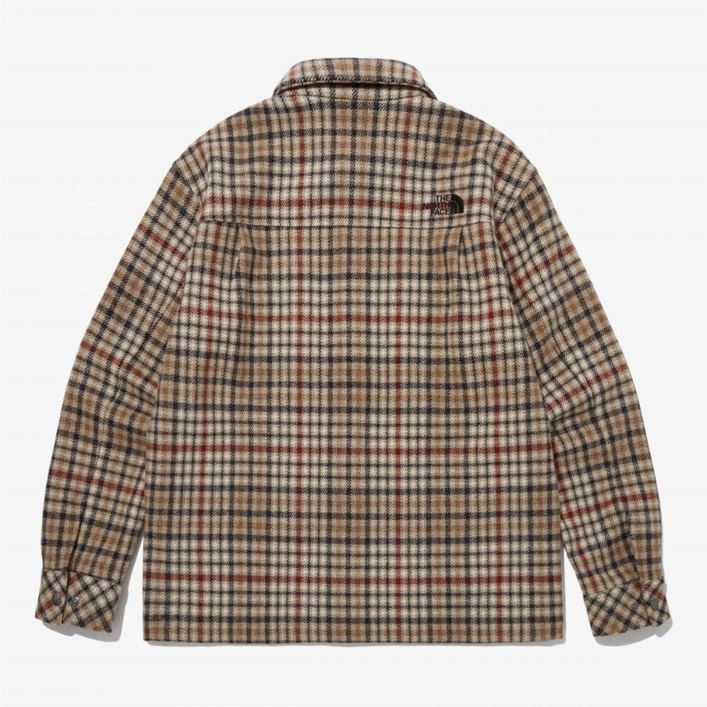 The North Face Мужская клетчатая рубашка-куртка Nj3vp79b