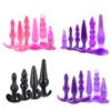4/6Pcs/Set Safe Silicone Butt Plug Dildo Masturbation Anal Plug Vaginal Plug Sex Toys For Woman Men Anal Dilator Toys for