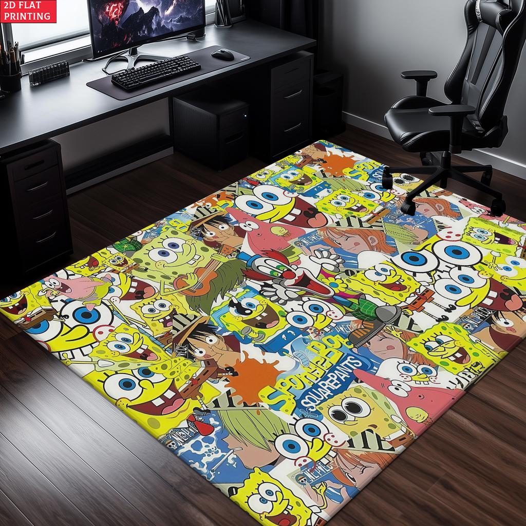 Nautical Nonsense Large Room Carpet Non Slip Cartoon Kids Bedroom Living Room Floor Mat Home Decor Children's Play Carpet