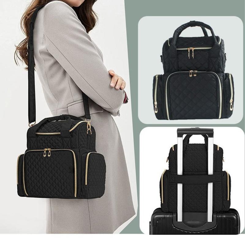 2026 New Large Capacity Nail Polish Makeup Bag 2-Layer Nail Art Organizer Tote with Detachable Storage Box Shoulder Hand Carry