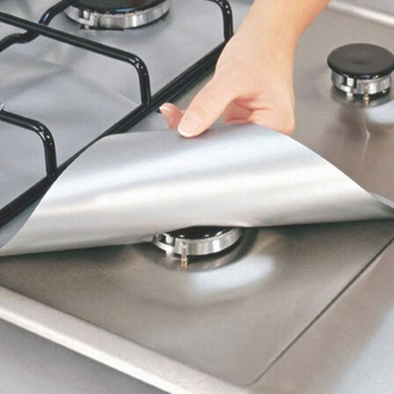 2PCS Tide Clean After Cooks In Kitchen Gas Stove Burner Protector Clean Mat Pad