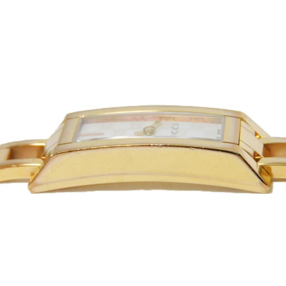 Used 9539 YA110 7975 Quartz Square Face GG Gold Women's from Japan AUTHENTIC