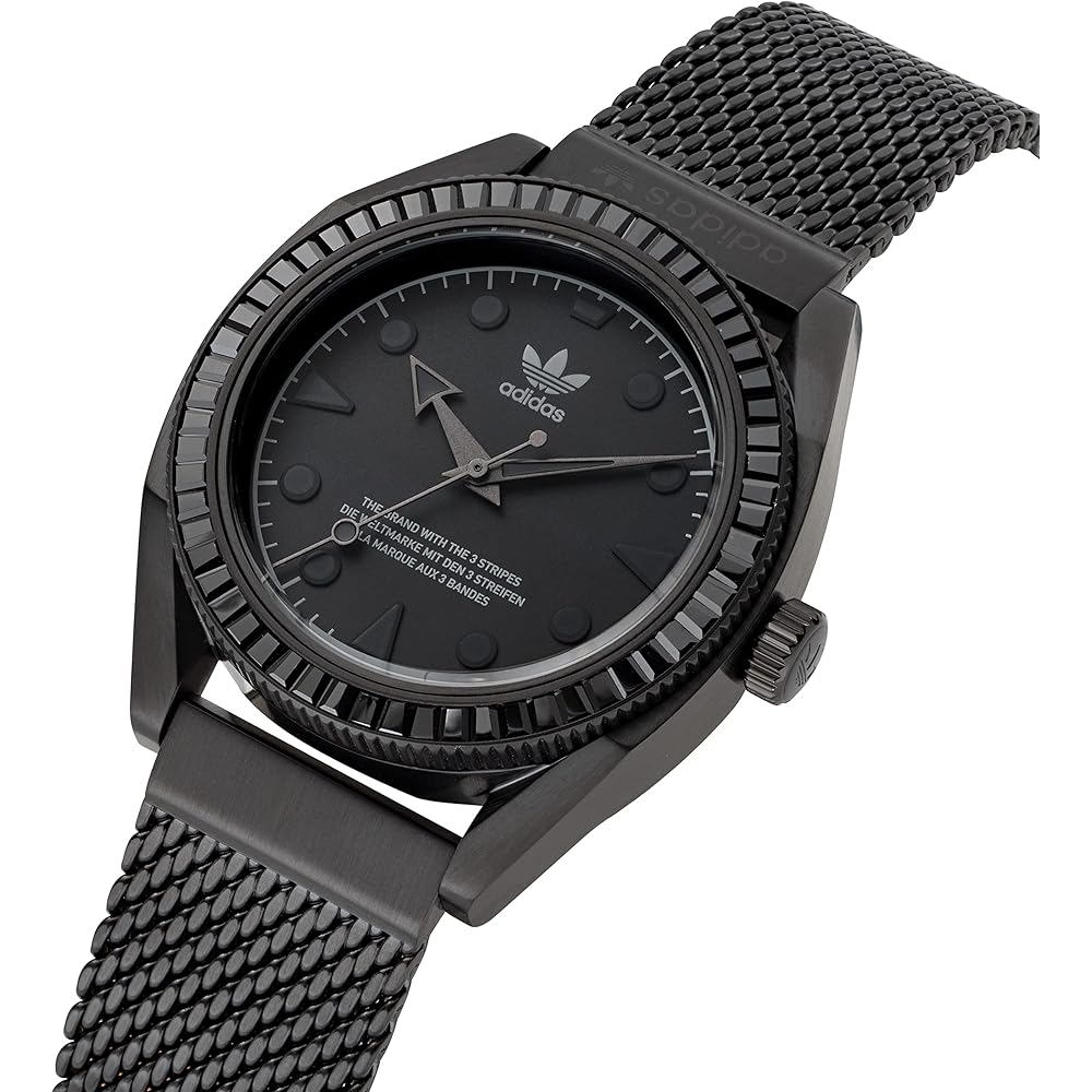Adidas Originals Fashion Watch Quartz 10 ATM Water Resistant Mineral Glass Black Dial AOFH22510 Men's