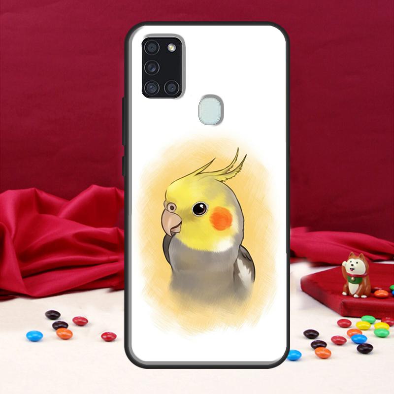 Parrot Bird Case For Samsung Galaxy A34 A54 A14 A12 A52 A22 A32 A42 A72 A13 A33 A53 A50 A51 A71 Coque