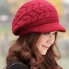 Winter Women Hat Knitted Hat Female Soft High Elastic Solid Color Warm Cap Beanies Headgear Girl Cap