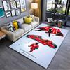 Area Rug, Akira Anime Kaneda Red Motorcycle Future Not Straight Line Poster, Living Room Decor, Non-Slip Mat