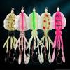 Soft Rubber Rubber Squid Skirts 10CM/15CM Double Hook Lures Octopus Fishing Lures  Trolling Fishing